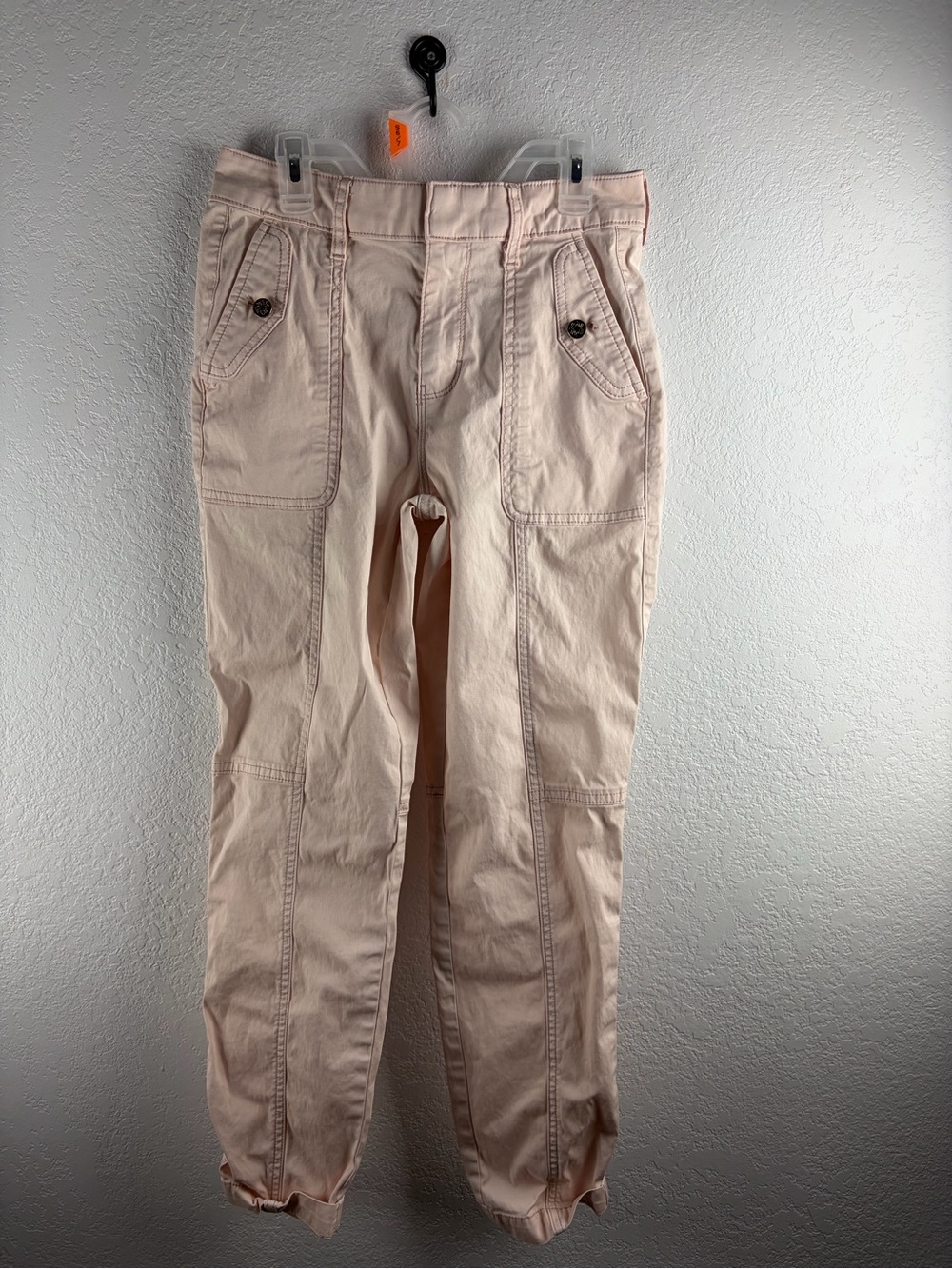 White House Black juniors Market Pink High-Rise Pants Size 0 NC0217